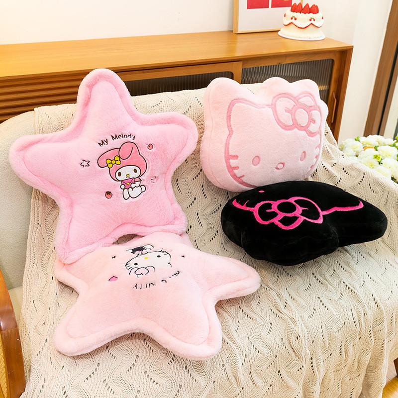 Hello Kitty Cartoon Plush Pillow With Soft Pp Cotton For Kids And Teens Comfort