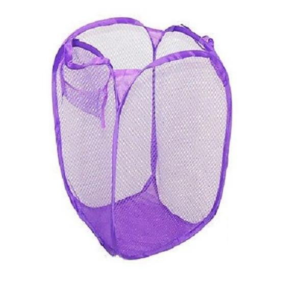 Laundry Bag Pop Up Mesh Washing Foldable Laundry Basket Bag Bin Hamper Storage
