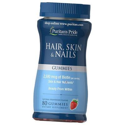 Формула для кожи, волос и ногтей, Hair, Skin & Nails Gummies, 80таб Клубника (36367217)