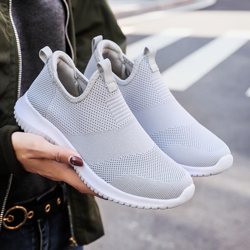 Мужские и женские кроссовки без шнуровки, спортивные кроссовки для бега, ходьбы, повседневная спортивная обувь, мужская дышащая обувь на плоской подошве, размер 35-48
