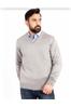 Men's Plus Size Plus Size Sweater Men's Thin Wool Knitwear Knitted Regular Dad V-Neck Sweater