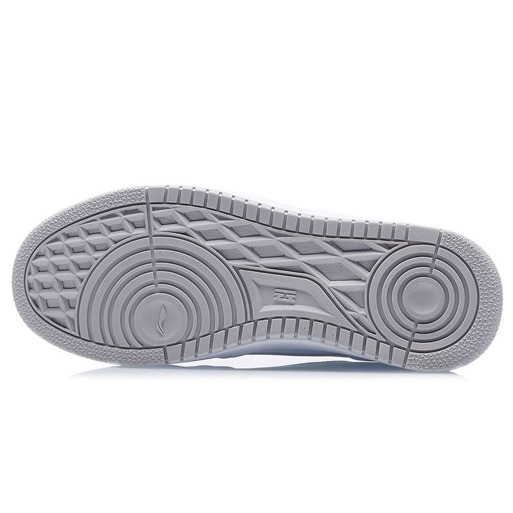 Li Ning Sports Lifestyle Series Durable Breathable Low-Top Skate Shoes Women Sneakers White Purple AGCQ544-2