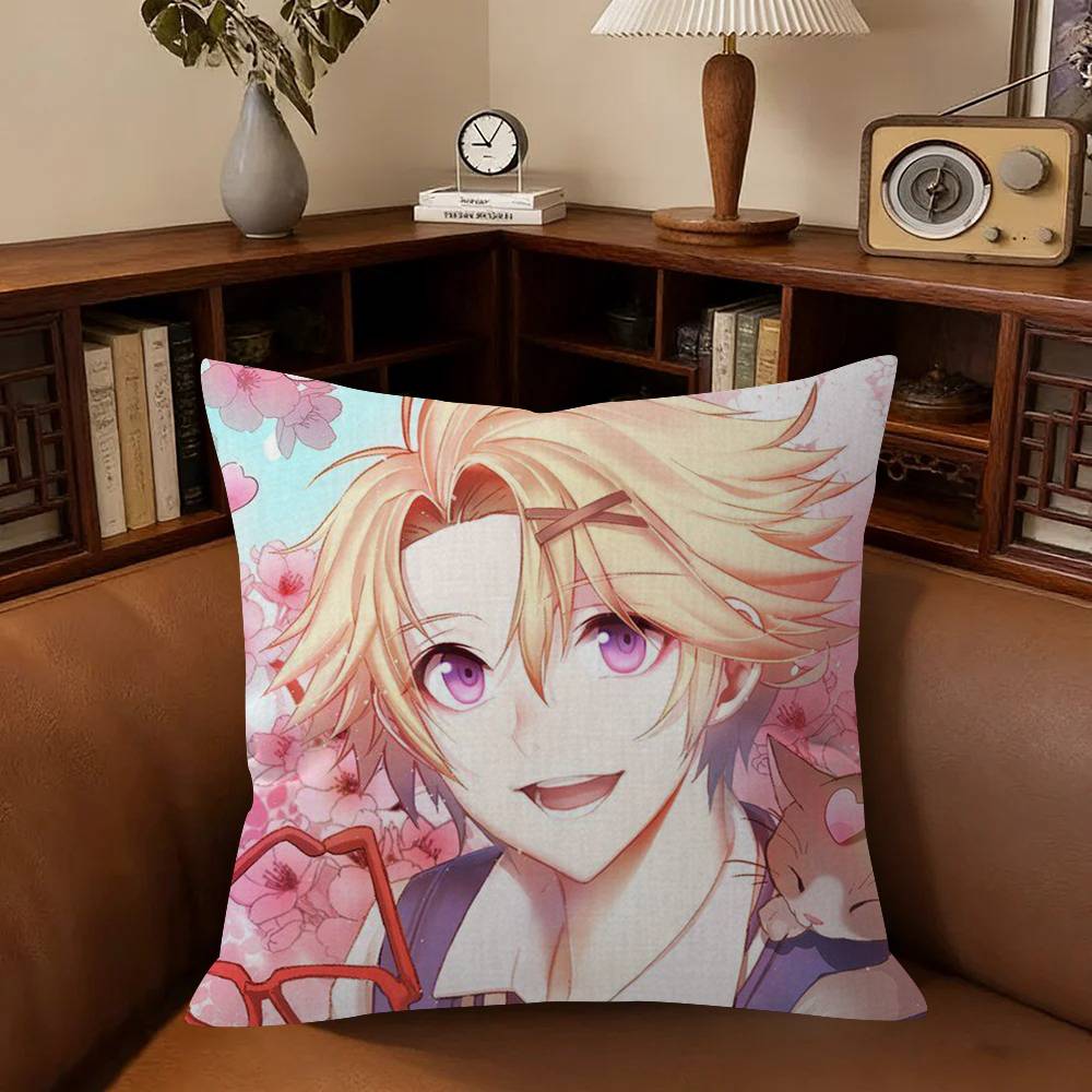 Anime Game Mystic Messenger Pillow Anime Pillow Sofa Bed Head Pillow Cover Cushion Cover Fashion