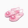 [LUMI] Girls' Lovely Heart LED Jelly Shoes Pink, LM21VGPK, 7000019973, Popular Korean Shoes
