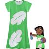 Lilo And Stitch Girl Dress With Polyester Fabric And Abstract Print For Spring Autumn Playtime