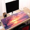Sunset Landscape Play Mat Long Mouse Pad Mouse Mat Pc Accesories Table Mat Gaming Desk Decor Laptop Mat Keyboard Cushion