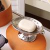 Ceramic Aromatherapy Jewelry Tray Silver Jewelry Storage Tray Candlestick Holder  Bathroom Storage