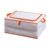 Clothes Storage Bag Large Capacity Transparent Waterproof Zipper Rectangle Storage Container for Blankets Comforters XL