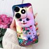 Чехол для телефона Tecno Spark 10 Pro Spark 10Pro 4G KI7 Элегантный Цветочный Кот Печать Мягкий Силикон TPU Чехлы