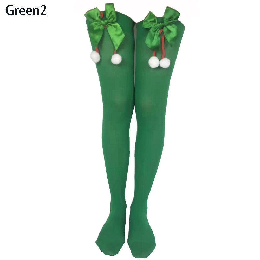 Bow Party Accessories Long tube Stockings Knee socks Christmas