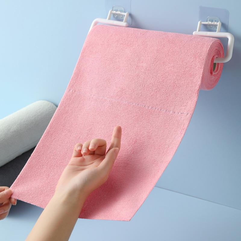 1 рулон/20 шт. Салфетки из микрофибры для уборки, многоразовые безворсовые полотенца для кухни, суперабсорбирующие, быстросохнущие кухонные полотенца