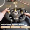 Children's Steering Wheel Driving Toys with Music Toddler Vehicle Electronic Simulation Racing Adventure Game Machine Kids Gift
