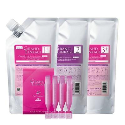 MILBON GRANDLINKAGE Салонное лечение (1+ 2 3+ 4+) 600 г (9 г х 4) Набор для пополнения