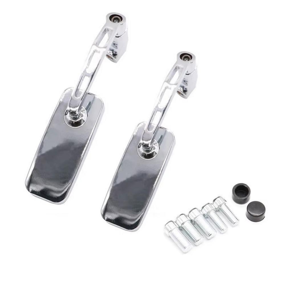 Adjustable Rear View Mirror  For Scooter Blue Glass Motorcycle Handlebar Rearview Mirrors  ATV