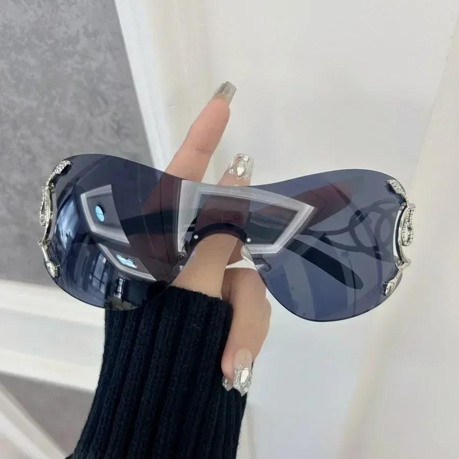 Модные женские солнцезащитные очки Мужские квадратные винтажные солнцезащитные очки с большой оправой Стильные зеркальные черные ретро очки