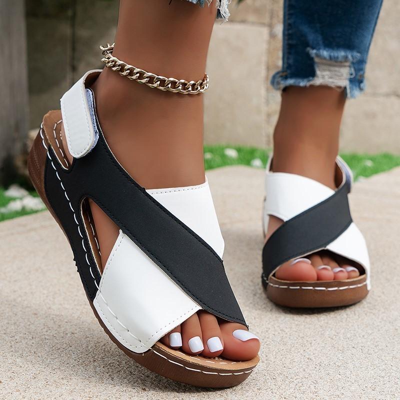 Shoes Sandals Women Summer Party Women's Shoes Elegant Women's Sandals Wedge Ladies Shoes Open Toe Footwear Women Sandal Female