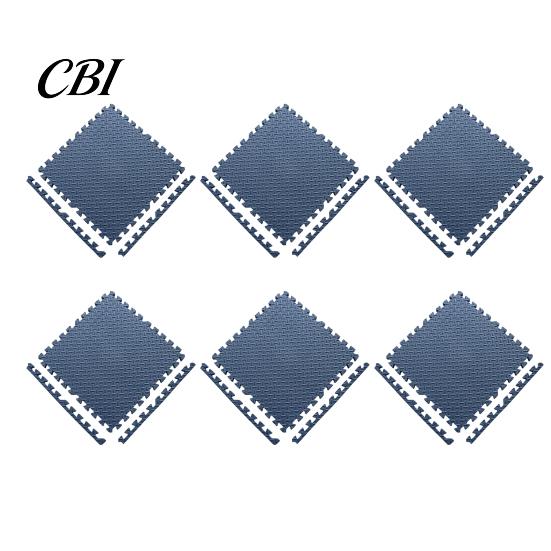 Durable Gym Equipment Mat 6Pcs Floor Mats, EVA Foam Puzzle Interlocking Tiles for Non Slip Home Fitness Mats Gym, Kids Play Areas, Kitchen Flooring,