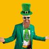 Улица. Цилиндр Лепрекона на День Святого Патрика с набором накладной бороды, уникальный дизайн, классический цвет, забавный наряд для косплея, товары для вечеринок