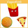 Cartoon Cute Plush French Fries Soft Toys Cuddly Pizza Pillow Cushion Gifts Kids