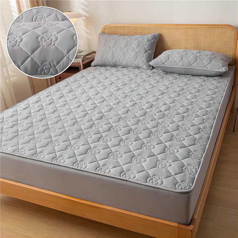 Waterproof Elastic Mattress Cover Bed Sheets Pad Protector Bed Cover Soft Queen King Waterproof Fitted Sheet Anti-bacterial Pad Bedcover