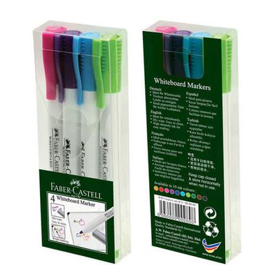 Маркеры для белой доски Faber-Castell (4 шт.) (Стройная мода)