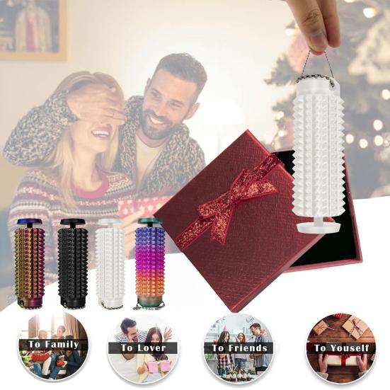 Брелок-шип для снятия тревоги, тихая сенсорная игрушка-непоседа уникальной формы барабана, брелок для снятия стресса