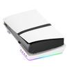 Для хоста PS5 Slim Горизонтальная подставка-охладитель База Портативная комбинированная подставка для хранения с RGB-подсветкой