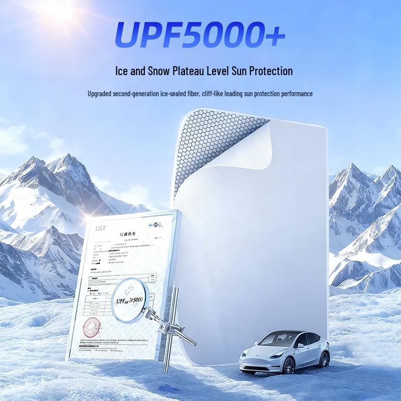 Tesla Model Y L3 Facelift Graphene Sunroof Sunshade Canopy - Sun Block & Heat Insulation.