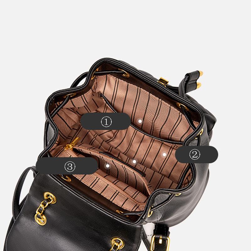 Сумка из натуральной кожи, маленький мини-рюкзак, женская сумка, рюкзак из воловьей кожи с ромбами, женский новый модный маленький рюкзак с язычком