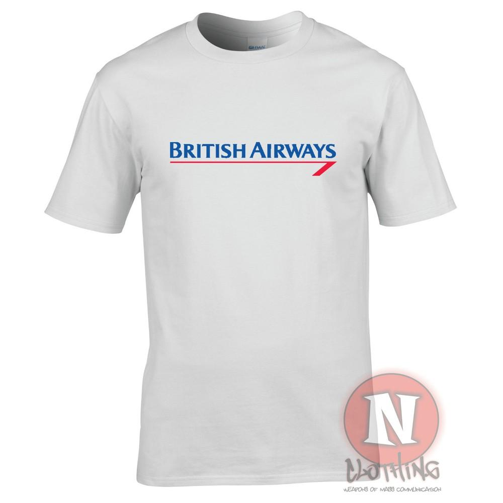 Футболка British Airways с классическим логотипом Новая с бирками Экипаж Авиакомпания Рейс Ba Аэропорт