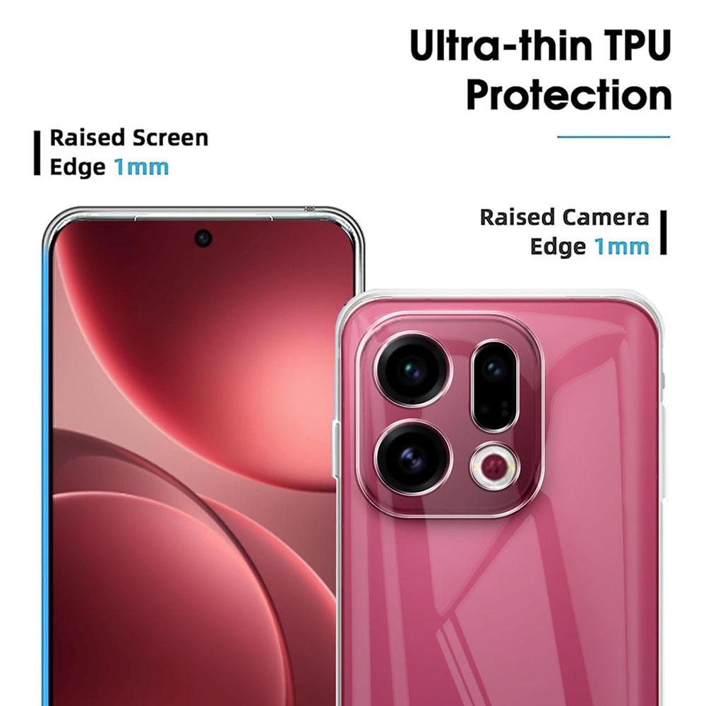 Ультратонкий прозрачный силиконовый мягкий чехол для Oppo Find X9 X9+ X8 X8S X7 X6 X5 Pro Ультрапрозрачный корпус Ударопрочная задняя крышка Coque