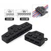 1PCS 3/6 Port Miniature Quick Connect Splitter Out Line Sharing Box Distribution Port Hub For Lighting Led Strip Connection