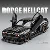 Симуляция 1/32 Dodge Challenger Hellcat SRT Коллекция Моделей Автомобилей из Сплава Миниатюрный Металлический Игрушечный Автомобиль Подарок Парню