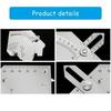 Inch/mm Fillet Weld Gauges Accurate Welding Measuring Tool  Weld Inspection