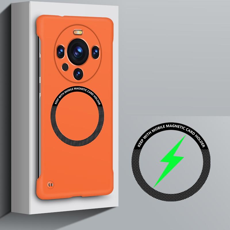 Ультратонкий безрамный роскошный ударопрочный однотонный чехол Magsafe для iPhone 16 15 14 13 12 Pro Max 11 Samsung S24 S23 S22 Ultra