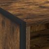 Nightstand Smoked Oak 50 x 39.5 x 50 cm Particleboard