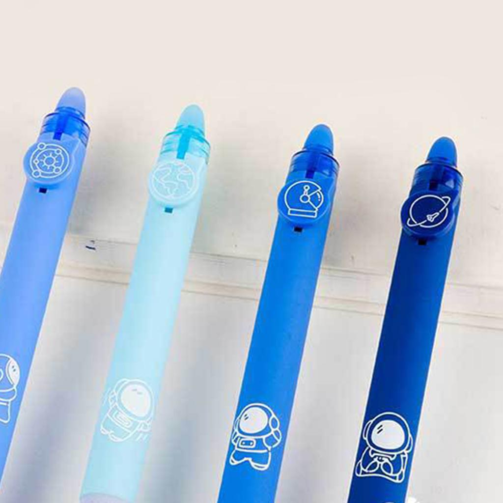 4 шт. мультяшная стираемая гелевая ручка выдвижная гелевая ручка удобная ручка для студенческого вознаграждения 0,5 мм наконечник гладкий для письма