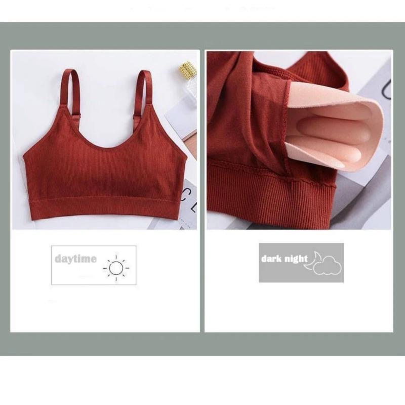 Японский бюстгальтер с ребрами плюшевого мишки, красивая спинка, антибликовое покрытие, регулируемые бретели, майка, нижнее белье, спортивный бюстгальтер для женщин