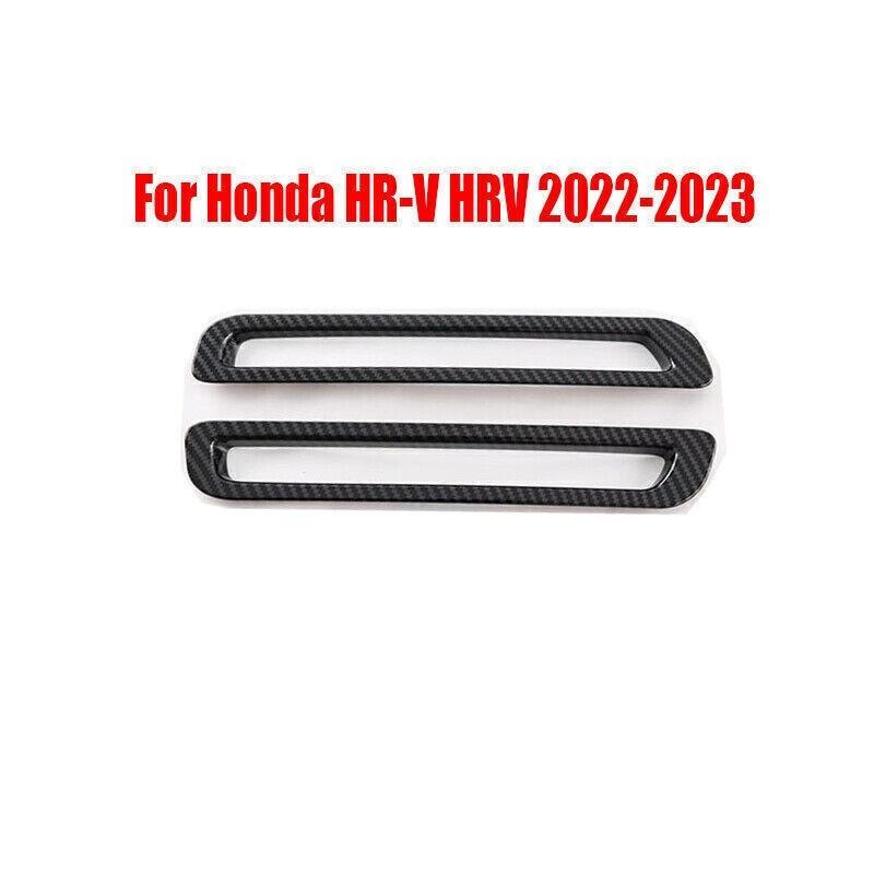 For Honda HR-V 2023-2025 Carbon Fiber Rear Fog Light Eyelid Molding Frame Trim