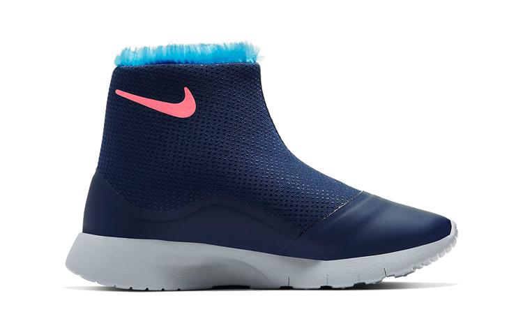 Sneakers Nike Thermal High top Sports Casual Shoes Blue Pink Children Aged 3 7 Years Old
