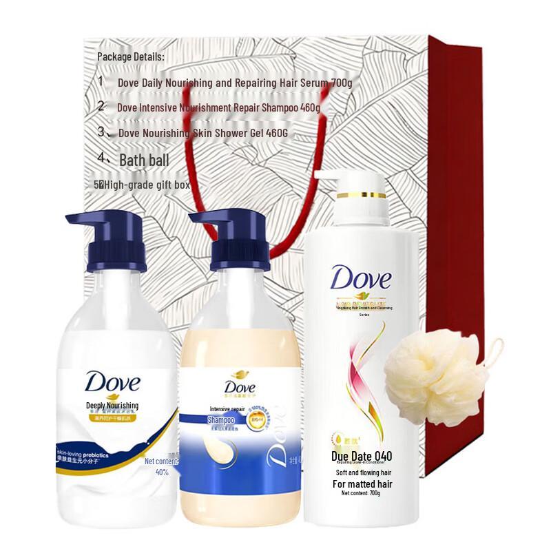 DOVE Подарочный набор для ухода за волосами и телом