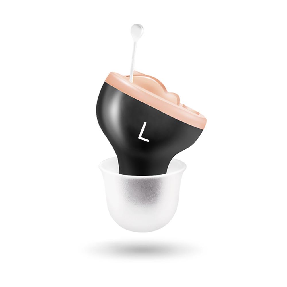 Мини-невидимый слуховой аппарат, усилитель звука, регулируемый объем, помощник по слуху для глухих