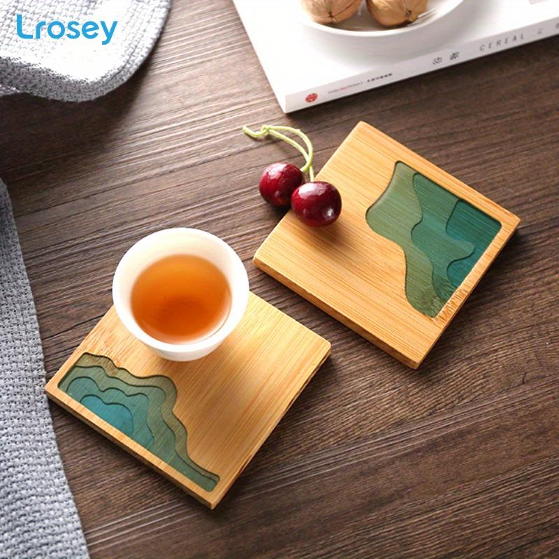 Подставка под стакан Art Coaster из свежего дерева, подставка под стакан, коврик для стола, нескользящий теплоизоляционный коврик для чашки, кухонные принадлежности, подставка под кофейную чашку