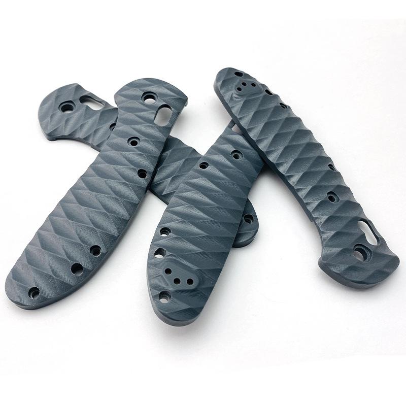 1Pair DIY G10 Material Anti-slip Handle Patch Grips Scales Handle Patch Decor Slabs for Griptilian 551 Folding Knife Accessories