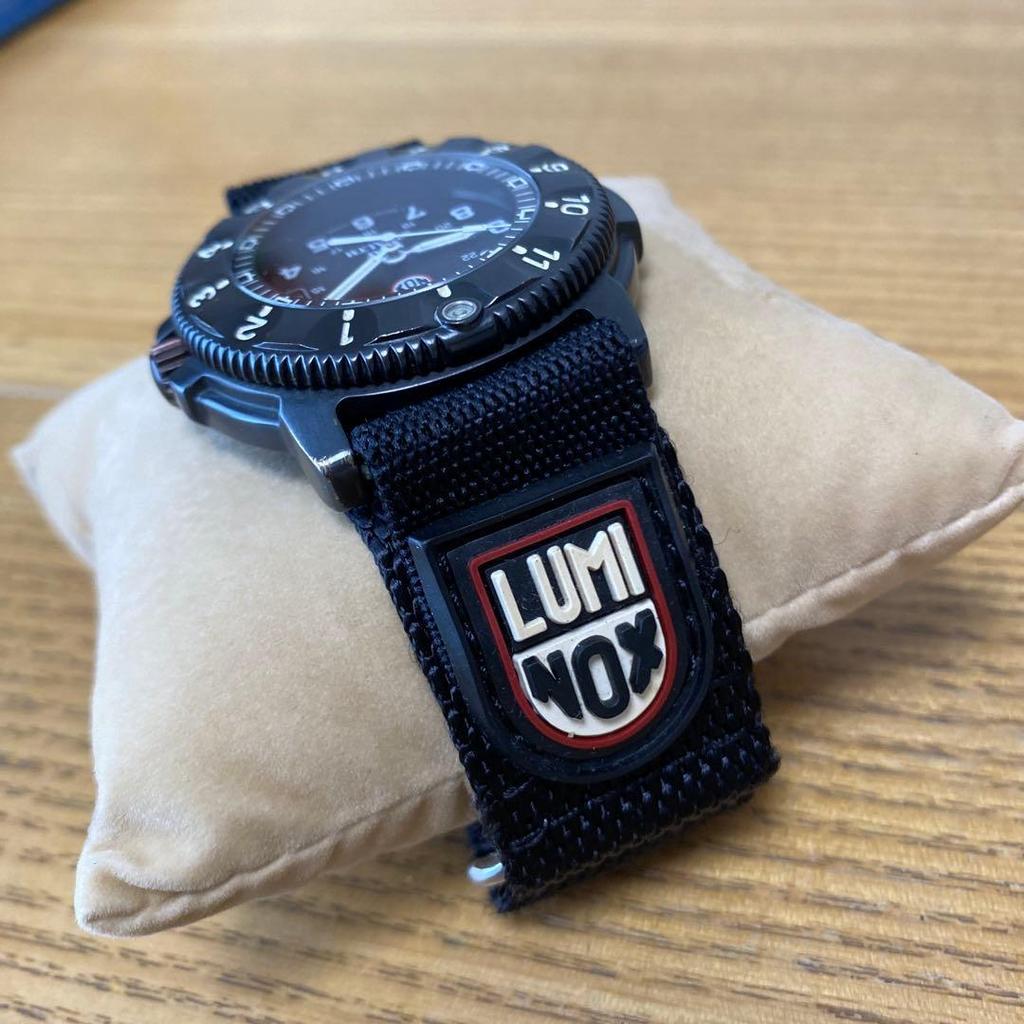 Б/у Редкие "LUMINOX" Luminox Nighthawk F-117 Черный Ремешок