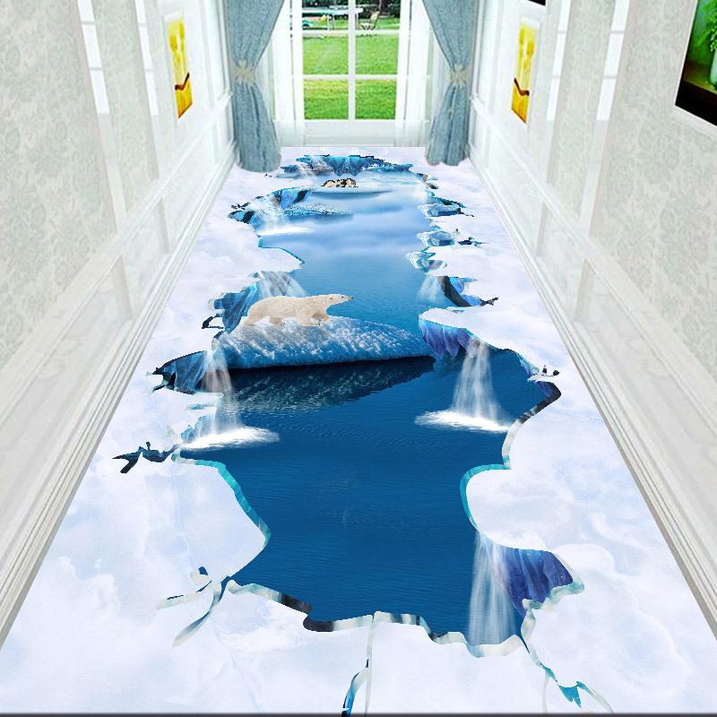 3D ковры для коридора, гостиной, украшения дома, вестибюля отеля, длинного ковра, лестницы, коврика для входной двери