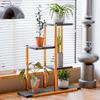 Подставка для растений комнатная многоярусная подставка для комнатных растений, многоуровневая угловая подставка для цветов для гостиной, многослойная полка для растений из кованого железа
