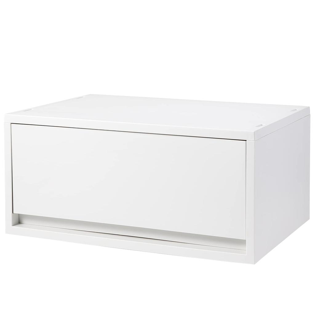 MUJI Recycled Polypropylene Small Item Storage White Gray W37 x D26 x 84799662 Case, Wide, Large, - Approx. H17.5cm,