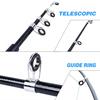 Полный набор аксессуаров для катушки для удочки, 154 см, дорожная телескопическая удочка с набором спиннинговых катушек