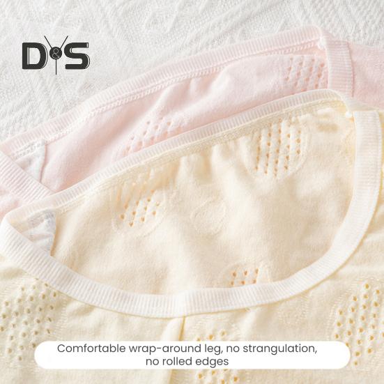 Трусики для школьников, бесшовные, со средней талией, с высокой эластичностью, с отверстиями, с хорошей воздухопроницаемостью, однотонные, облегающие, тонкие, повседневные, спортивные трусы для женщин